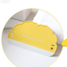 Creative Bathroom Mirror Cleaning Cloud Wiper (Color: Yellow)