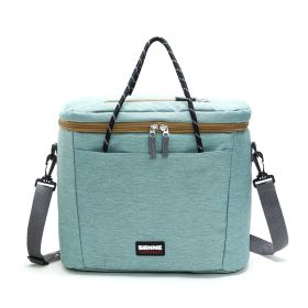 Outdoor Thermal Car Refrigerator Portable Large Capacity Ice Pack (Option: Light Green-18L)