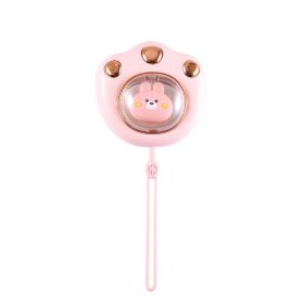Cat's Paw Hand Warmer Cartoon Spaceman Hand Warmer Power Bank Two-in-one (Option: Cat's Paw Pink-1200mA)