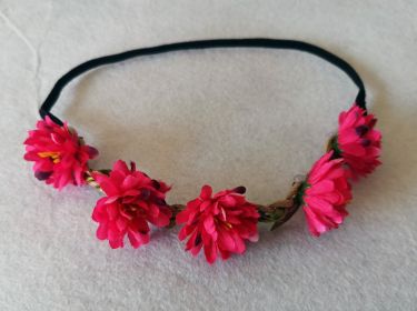 Headband Wedding Photography Children Performance Ornament (Option: 11 Rose Red)