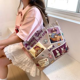 Women's Creative Printed High-capacity Crossbody Bag (Option: Time Memoirs)