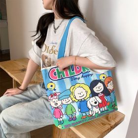 Women's Creative Printed High-capacity Crossbody Bag (Option: Friendship Partner)