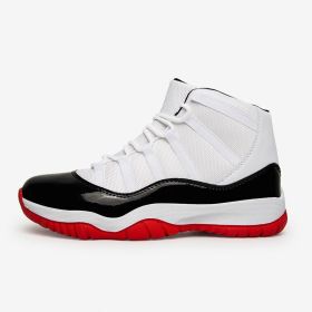 Breathable Sneakers With Mesh Surface For Children (Option: White black red-30)