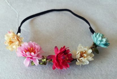 Headband Wedding Photography Children Performance Ornament (Option: 10 Color)