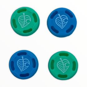 Creative Cute Handle Silica Gel Key Cap (Option: 2pcs Green And 2PCs Blue)