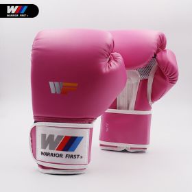 Sanda Fighting Boxing Glove Fighting Training Sandbag Boxing Gloves (Option: Pink-16oz)
