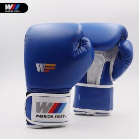 Sanda Fighting Boxing Glove Fighting Training Sandbag Boxing Gloves (Option: Blue-16oz)