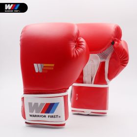 Sanda Fighting Boxing Glove Fighting Training Sandbag Boxing Gloves (Option: Red-16oz)